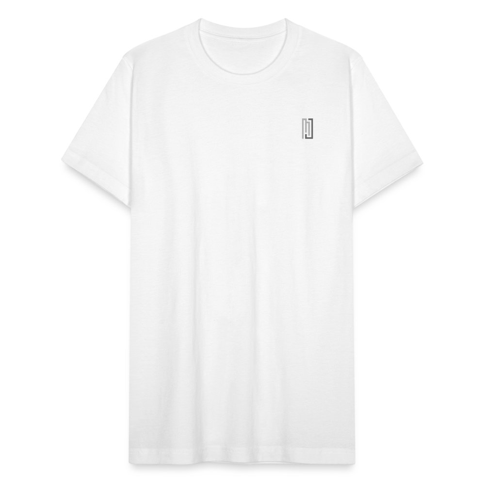 MJ Crest - Back Stripe - Unisex Tee - MJ508 - white