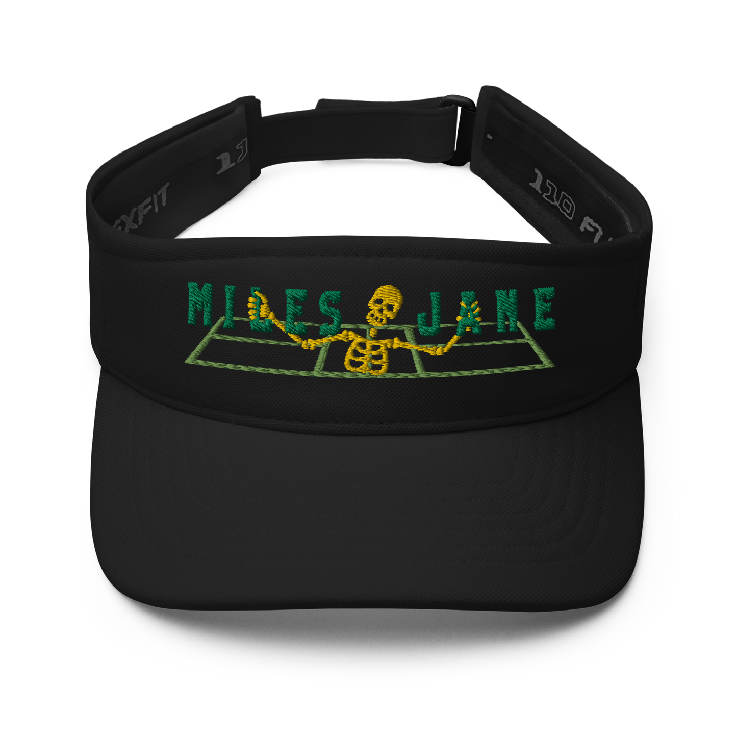 Skeleton Court - Flexfit Sports Visor - MJ263