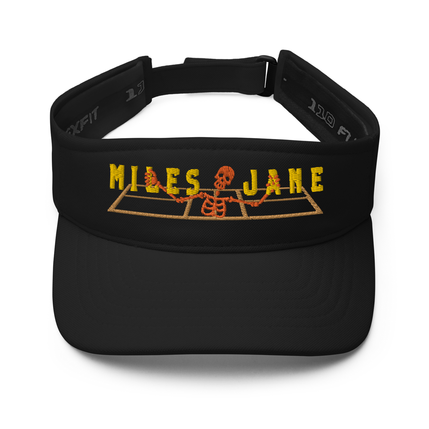 Skeleton Court - Flexfit Sports Visor - MJ264