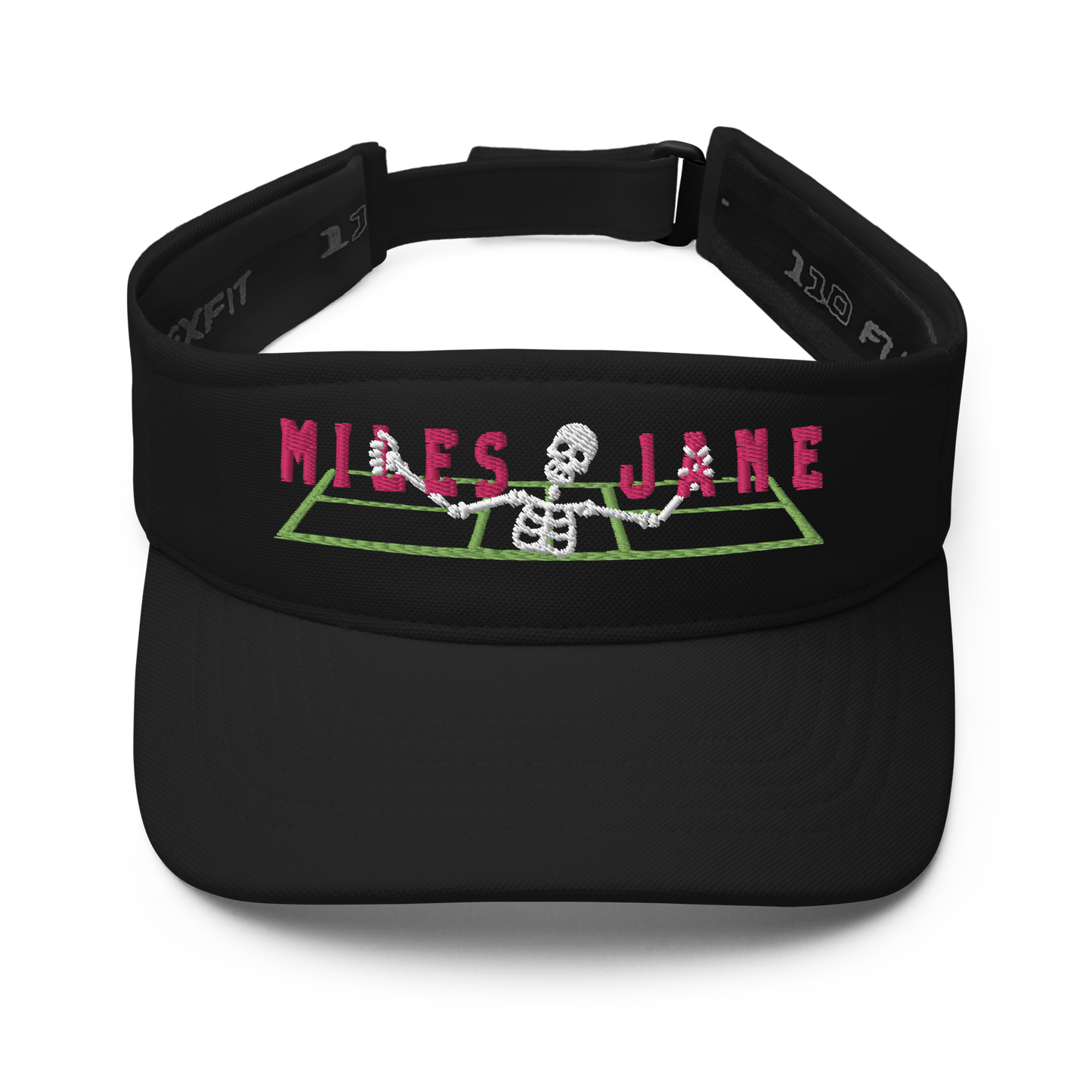 Skeleton Court - Flexfit Sports Visor - MJ262