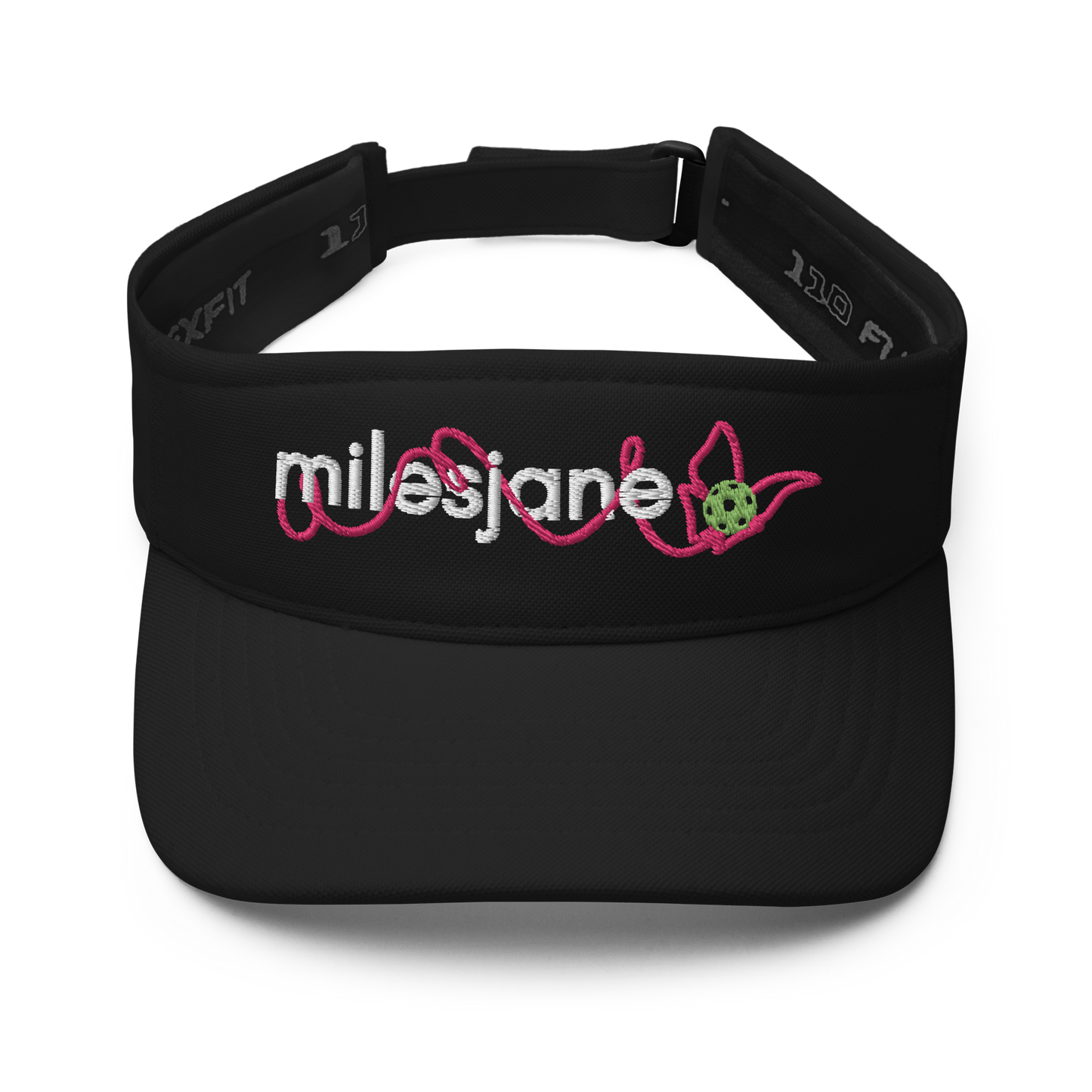 MilesJane Crazy Butterfly - Flexfit Sports Visor - MJ7022