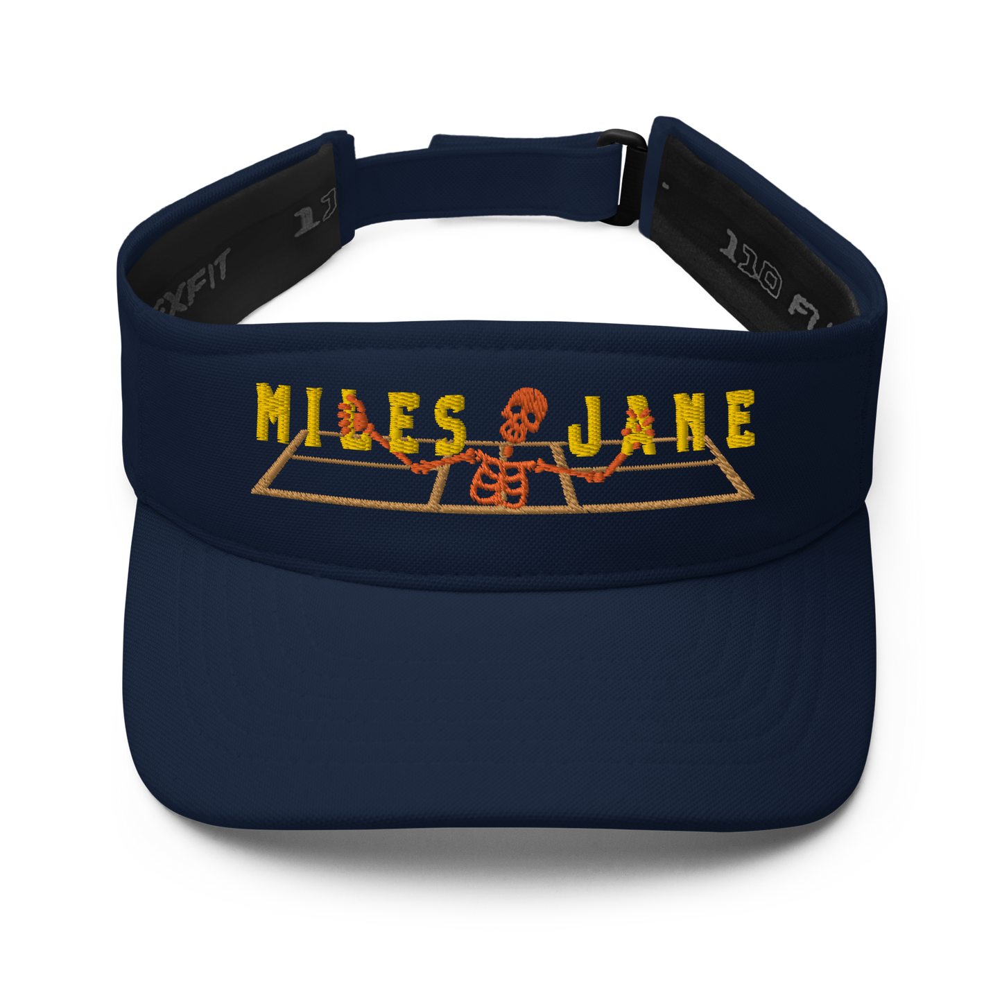 Skeleton Court - Flexfit Sports Visor - MJ264