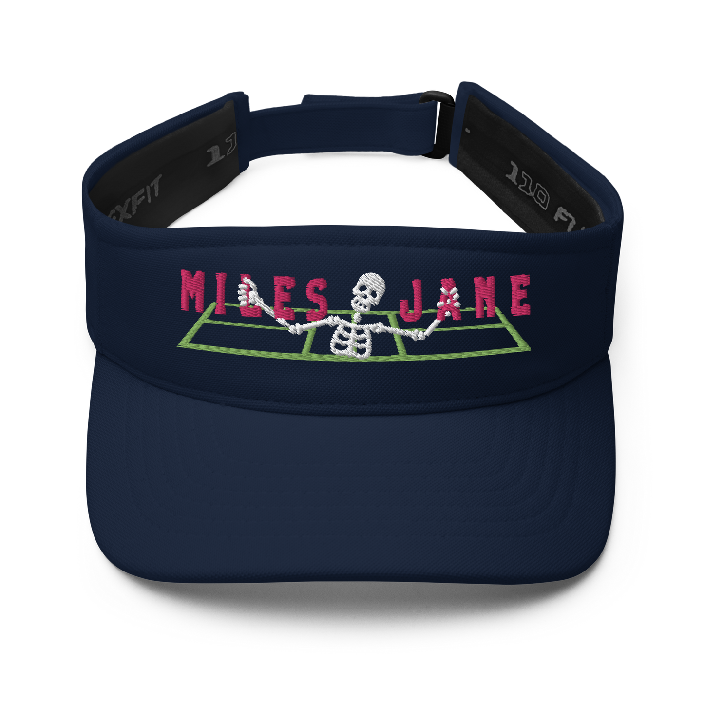 Skeleton Court - Flexfit Sports Visor - MJ262