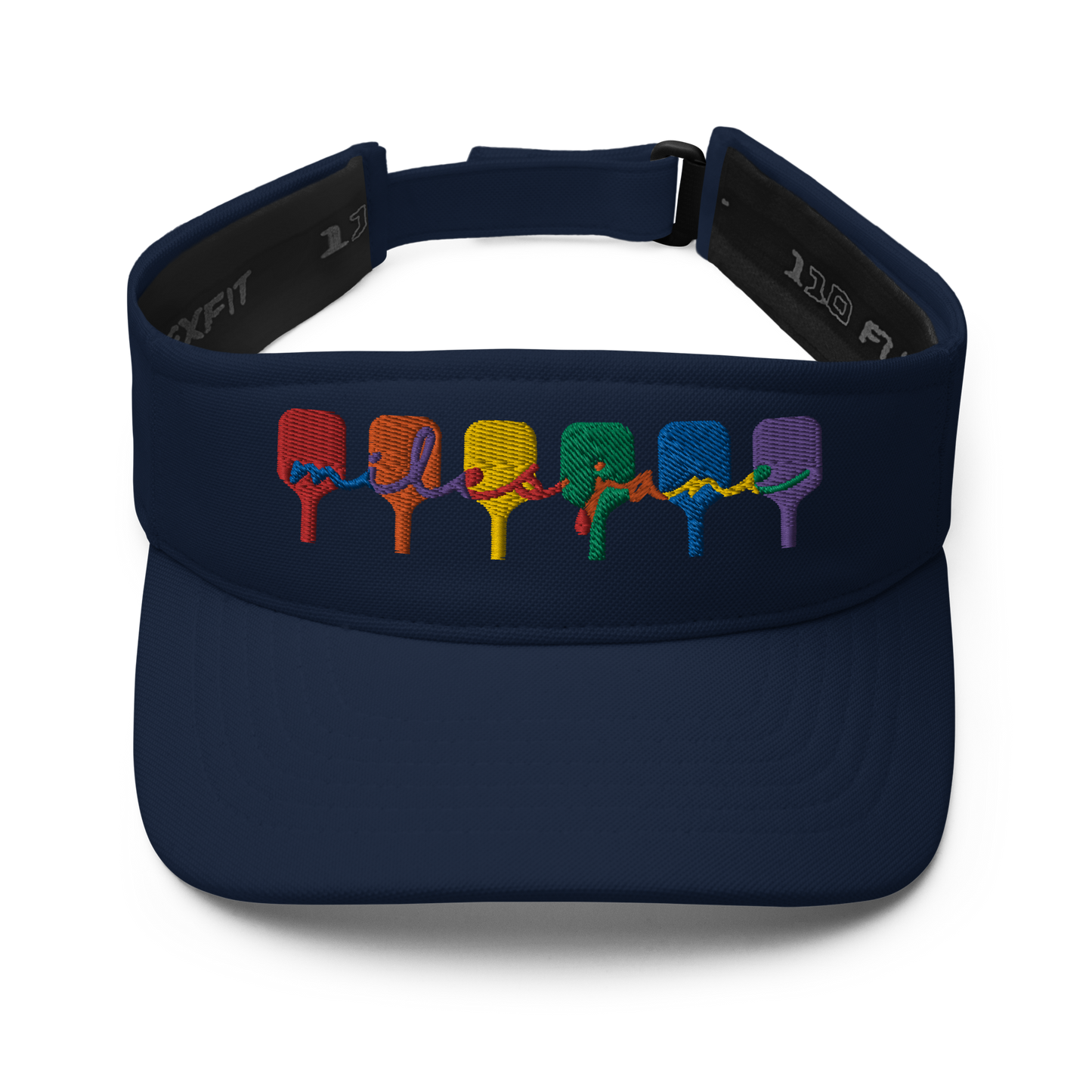 Pride Team Paddles - Flexfit Visor MJ261