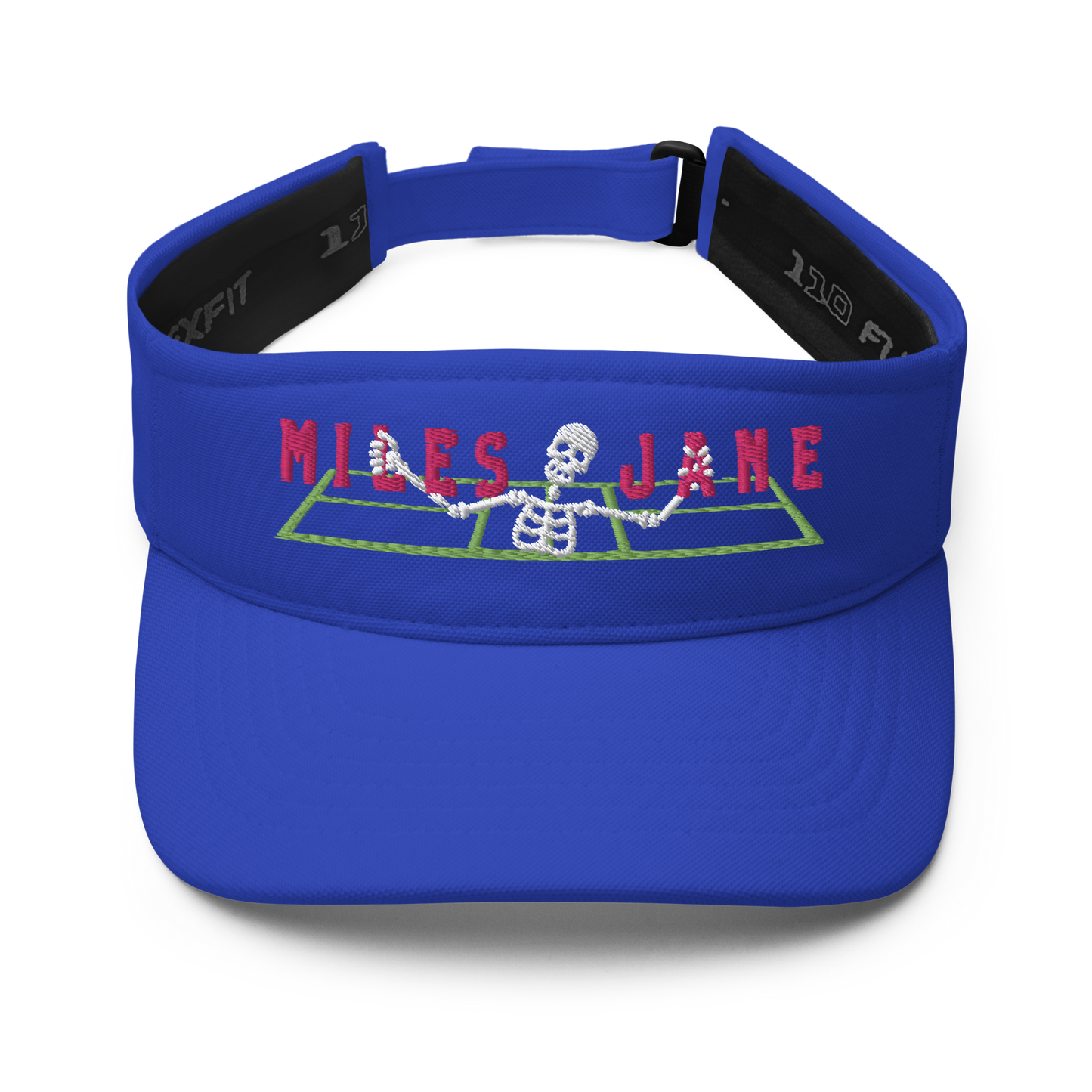 Skeleton Court - Flexfit Sports Visor - MJ262
