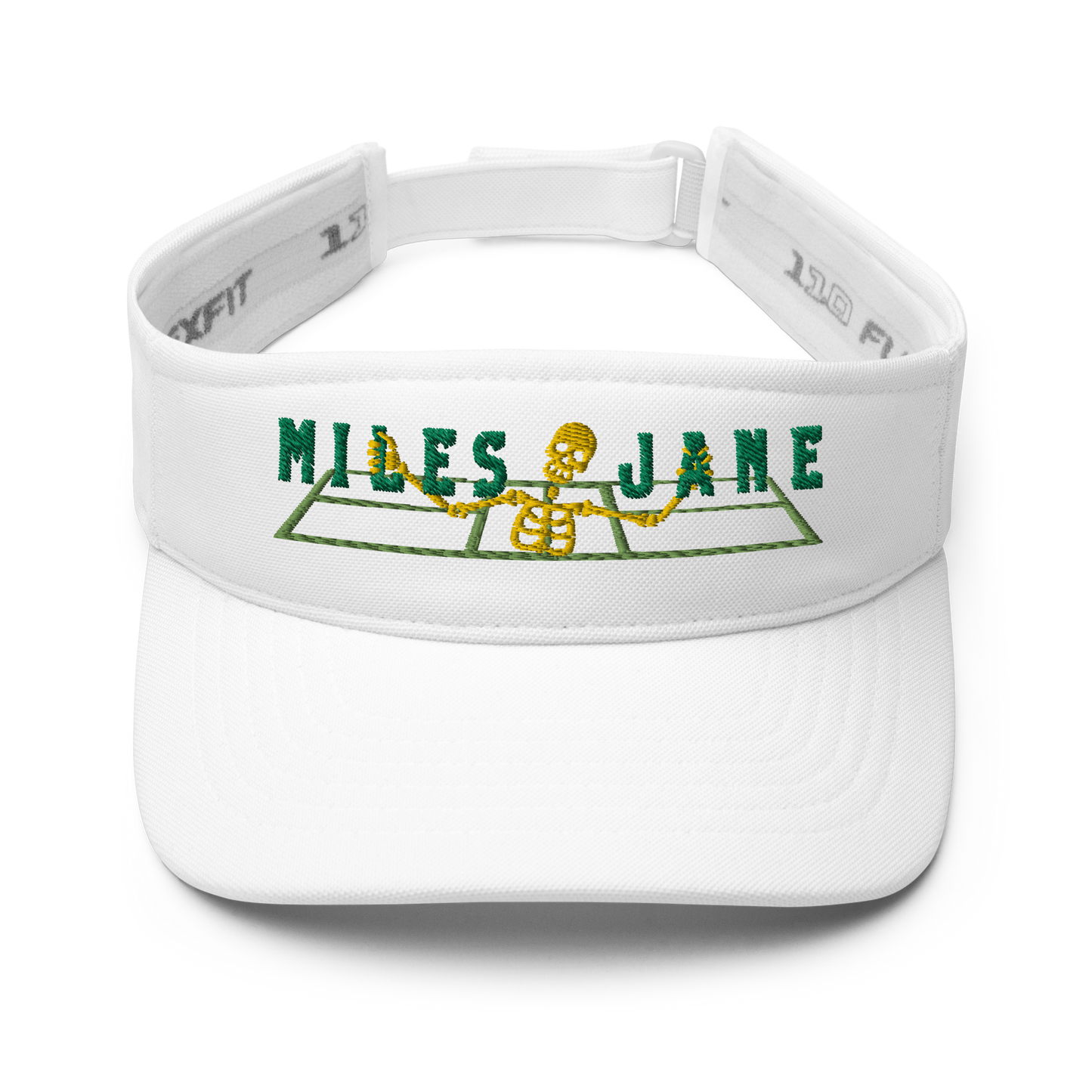 Skeleton Court - Flexfit Sports Visor - MJ263