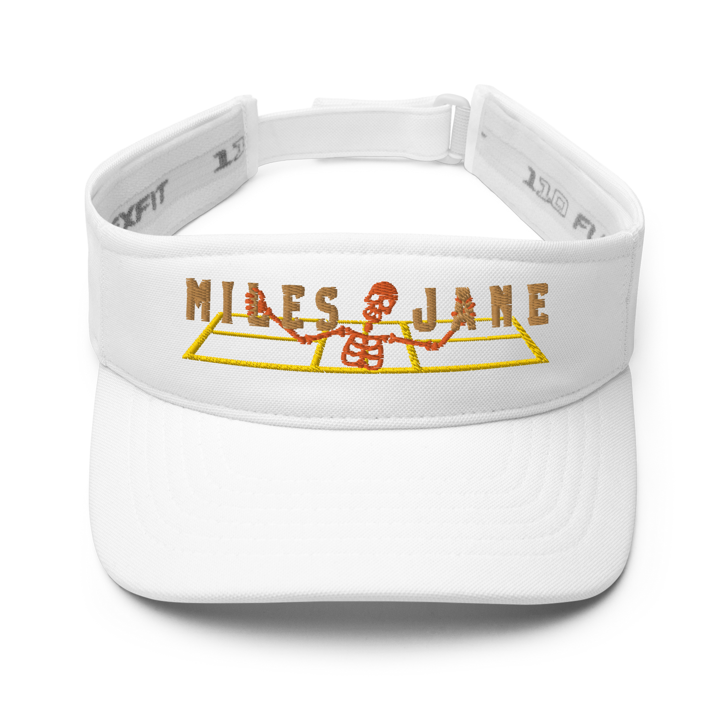 Skeleton Court - Flexfit Sports Visor - MJ264