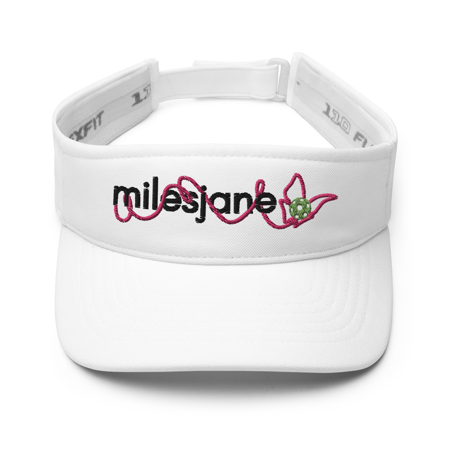 MilesJane Crazy Butterfly - Flexfit Sports Visor - MJ7022
