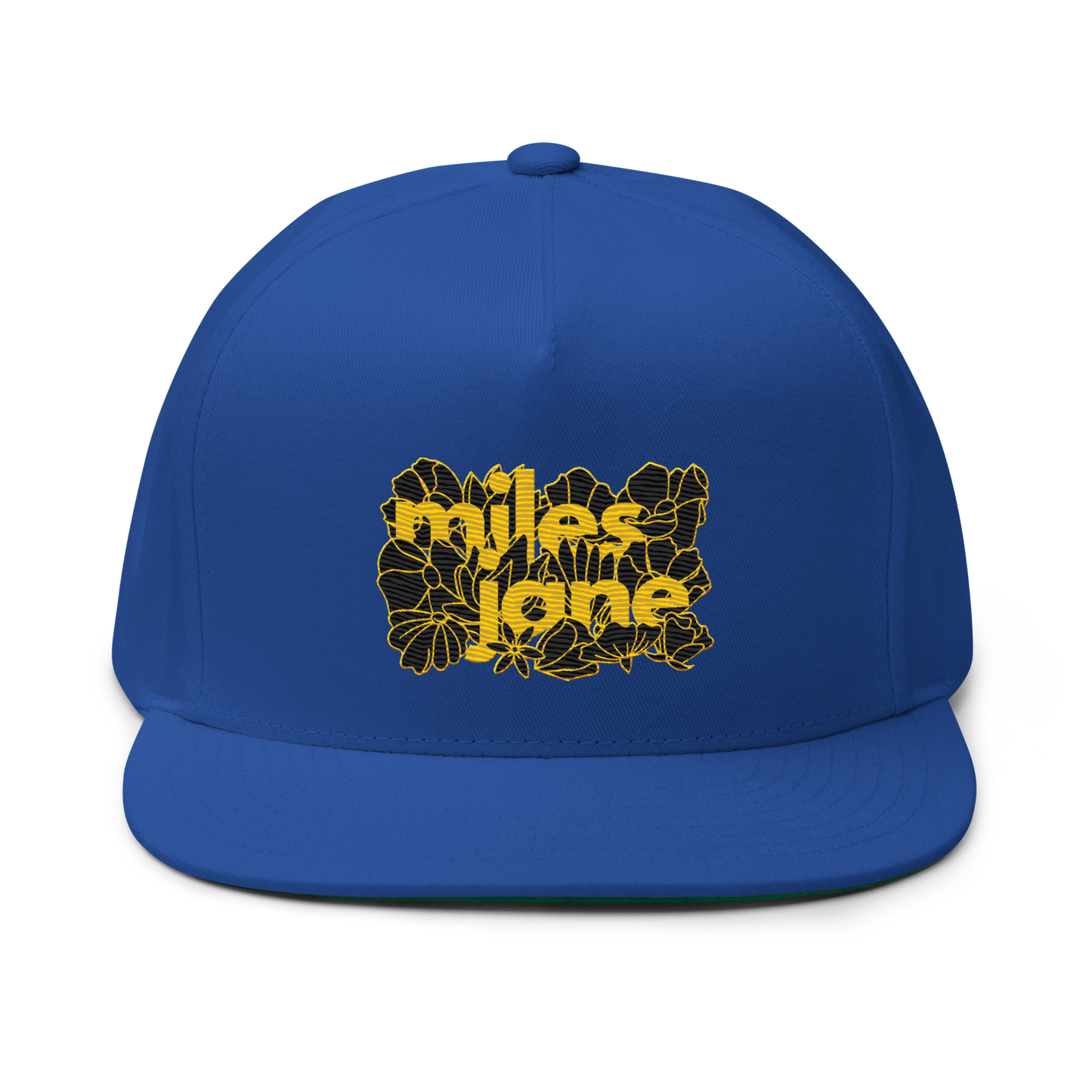 LTD. Ed MJ #005 - Floral Gold - Flat Billed - Yupoong Snapback