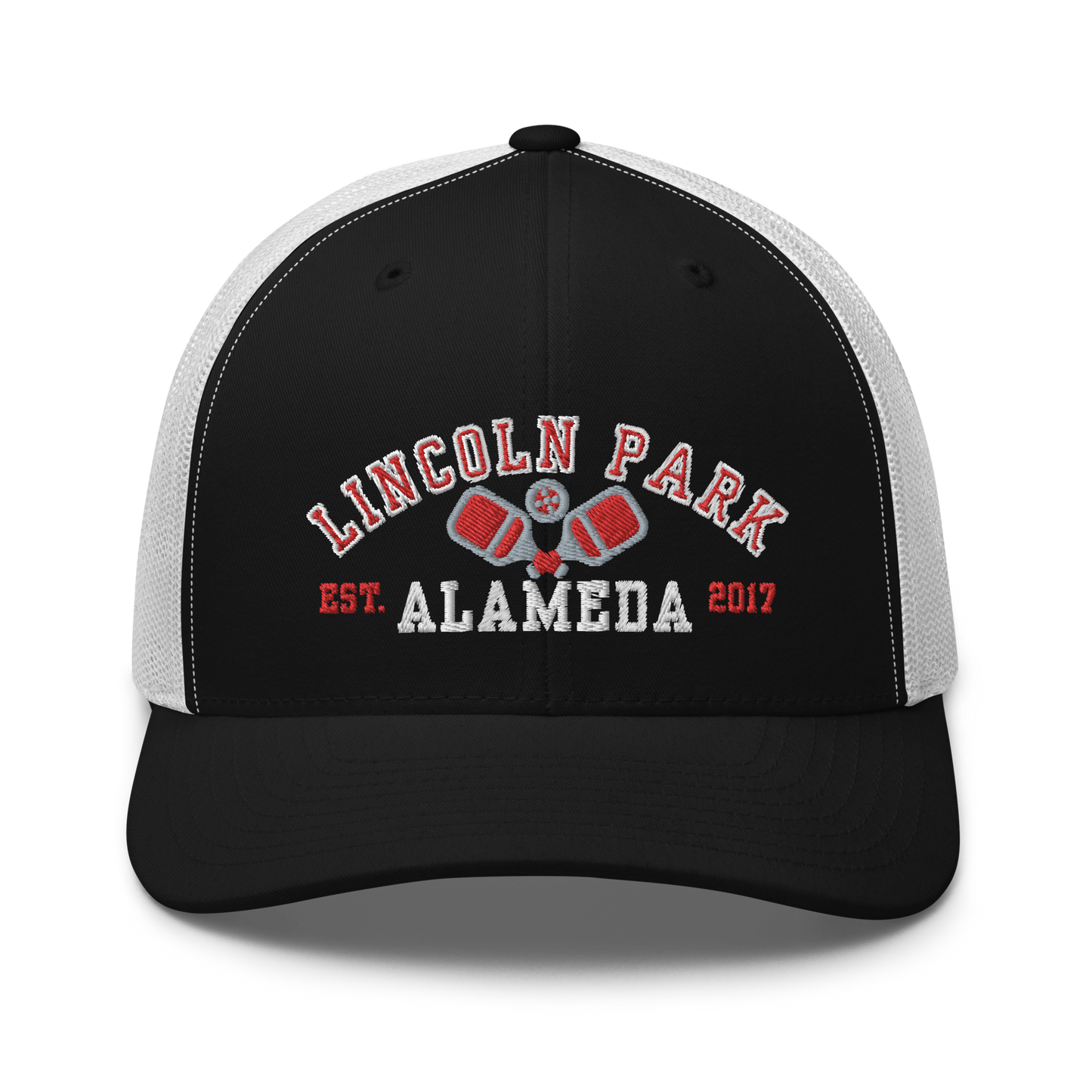 Alameda Pickleball CrossPaddles Solid - Retro Trucker Hat (Yupoong) MJ 239