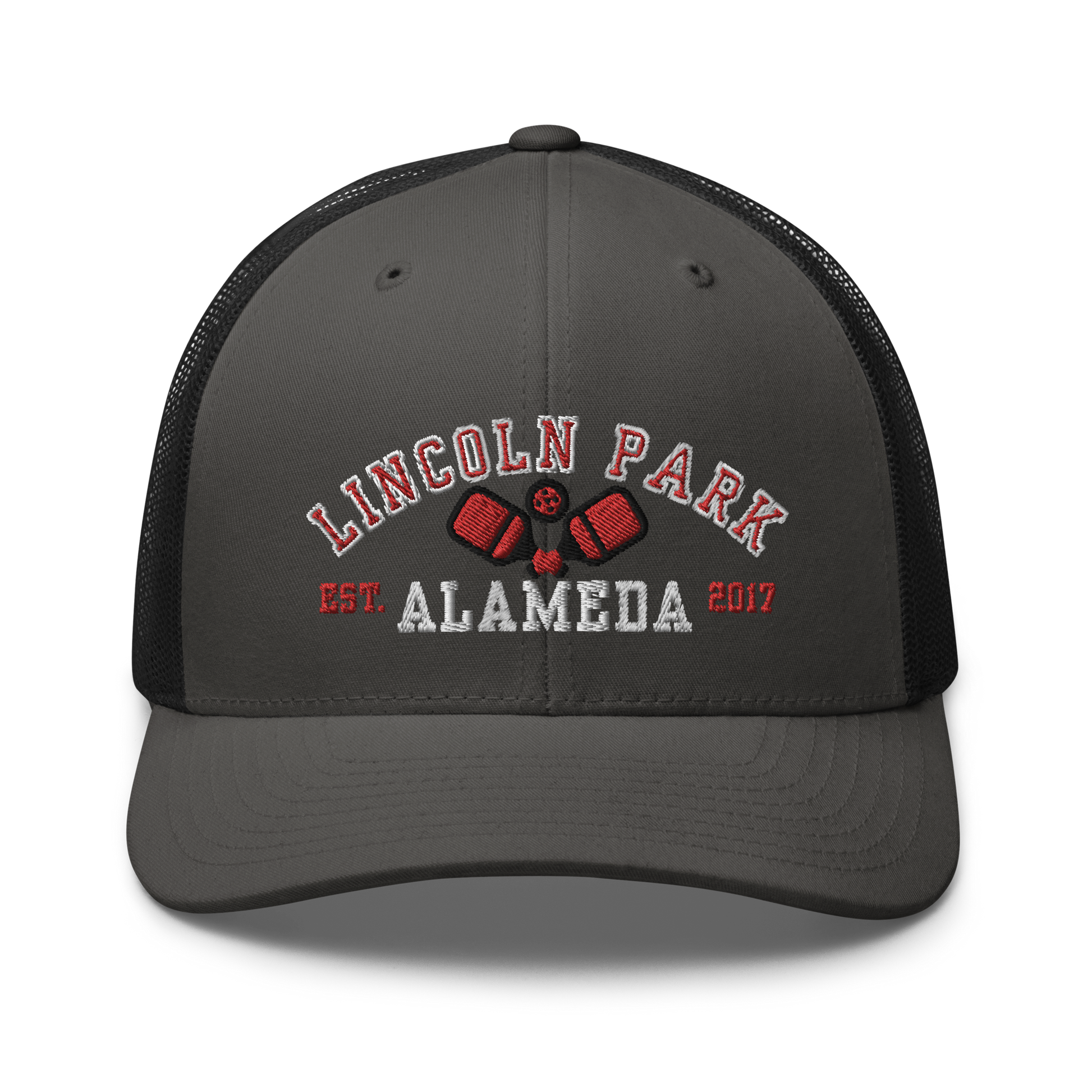 Alameda Pickleball CrossPaddles Solid - Retro Trucker Hat (Yupoong) MJ 239