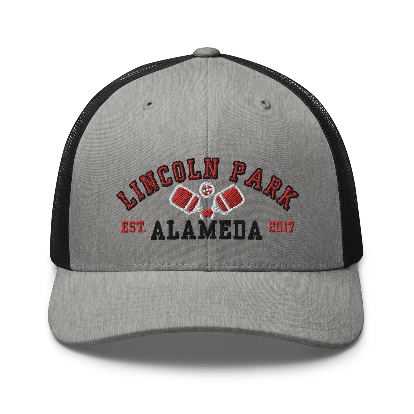 Alameda Pickleball CrossPaddles Solid - Retro Trucker Hat (Yupoong) MJ 239