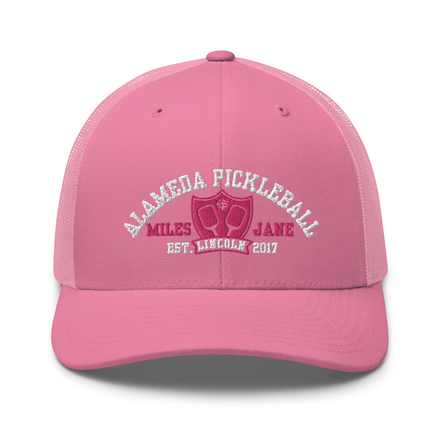 Alameda Pickleball Shield Solid - Retro Trucker Hat (Yupoong) MJ268
