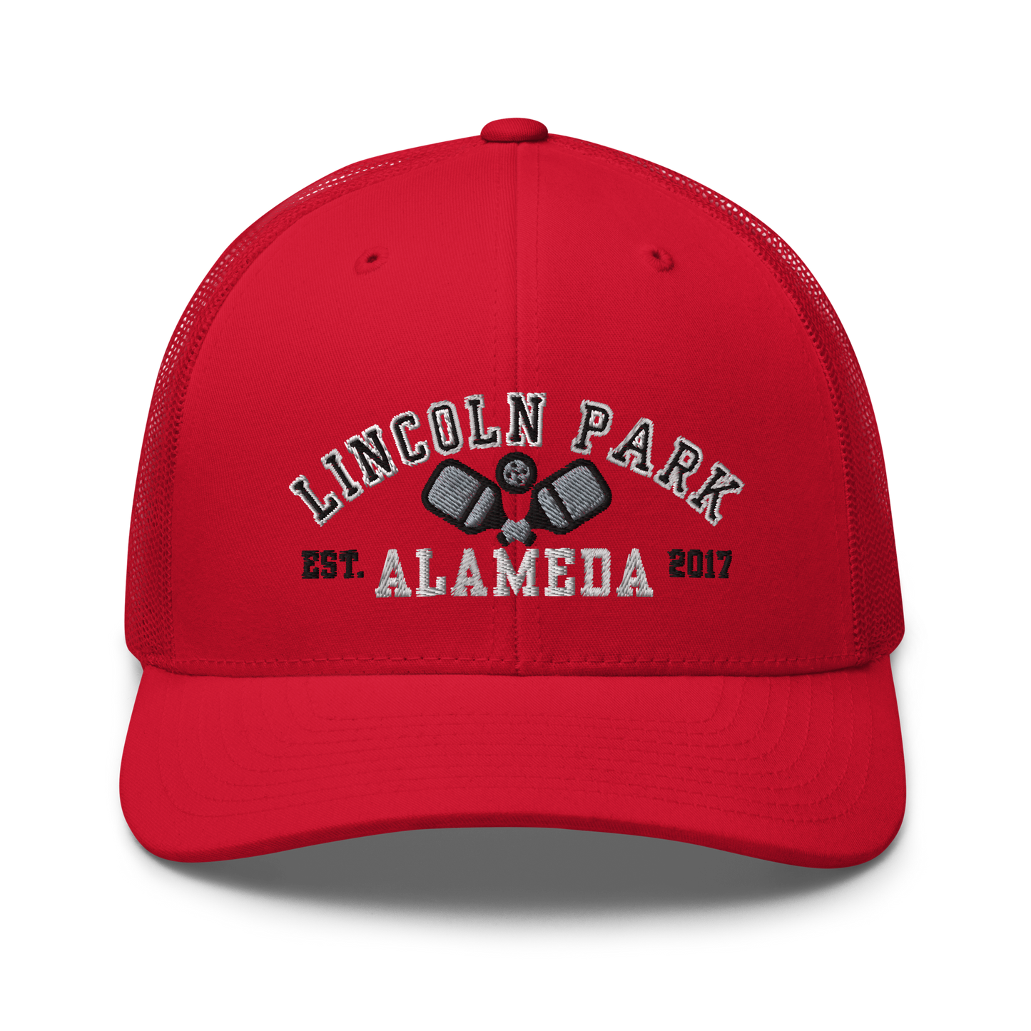 Alameda Pickleball CrossPaddles Solid - Retro Trucker Hat (Yupoong) MJ 239