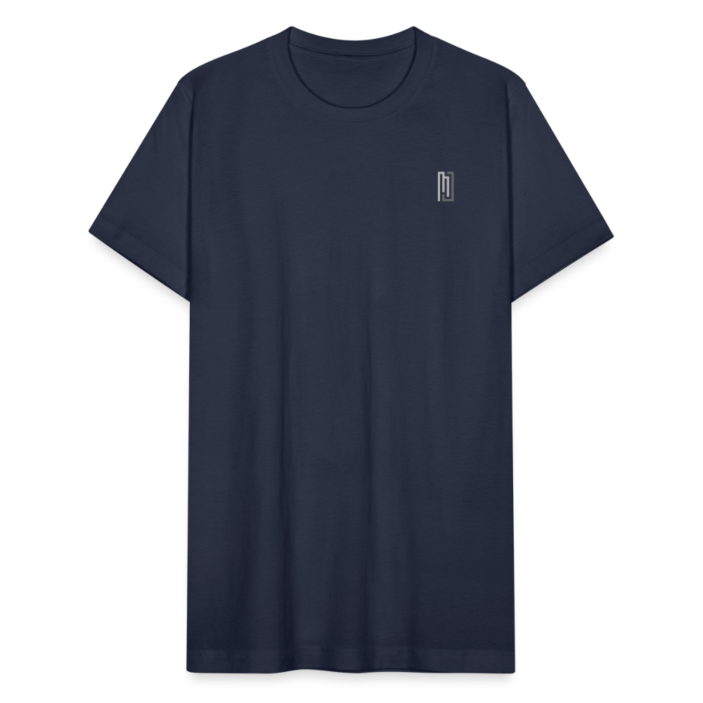 MJ Crest - Back Stripe - Unisex Tee - MJ508 - navy