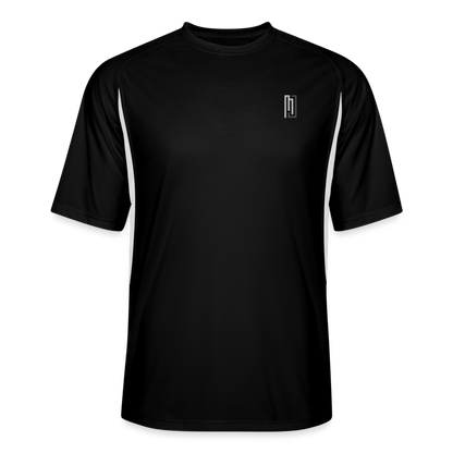 MJ Crest - Back Stripe - Performance T - Mens - MJ507 - black/white