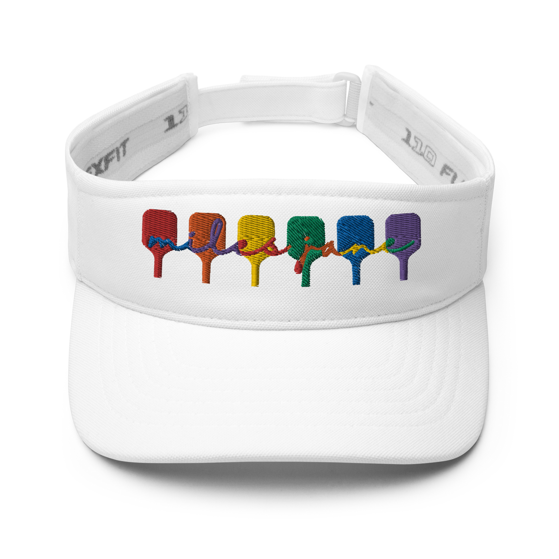 Pride Team Paddles - Flexfit Visor MJ261 – MilesJane