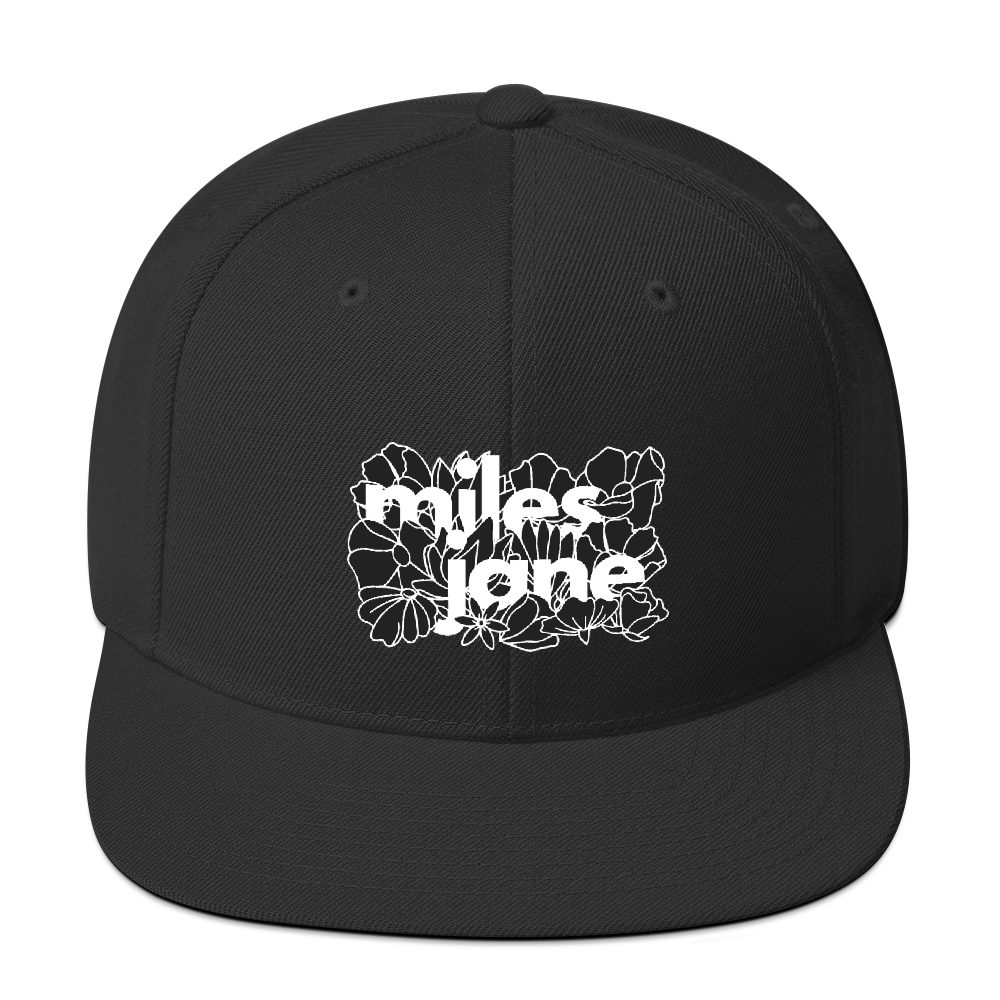 LTD. Ed MJ #005 - Floral - Flat Billed - Yupoong Snapback